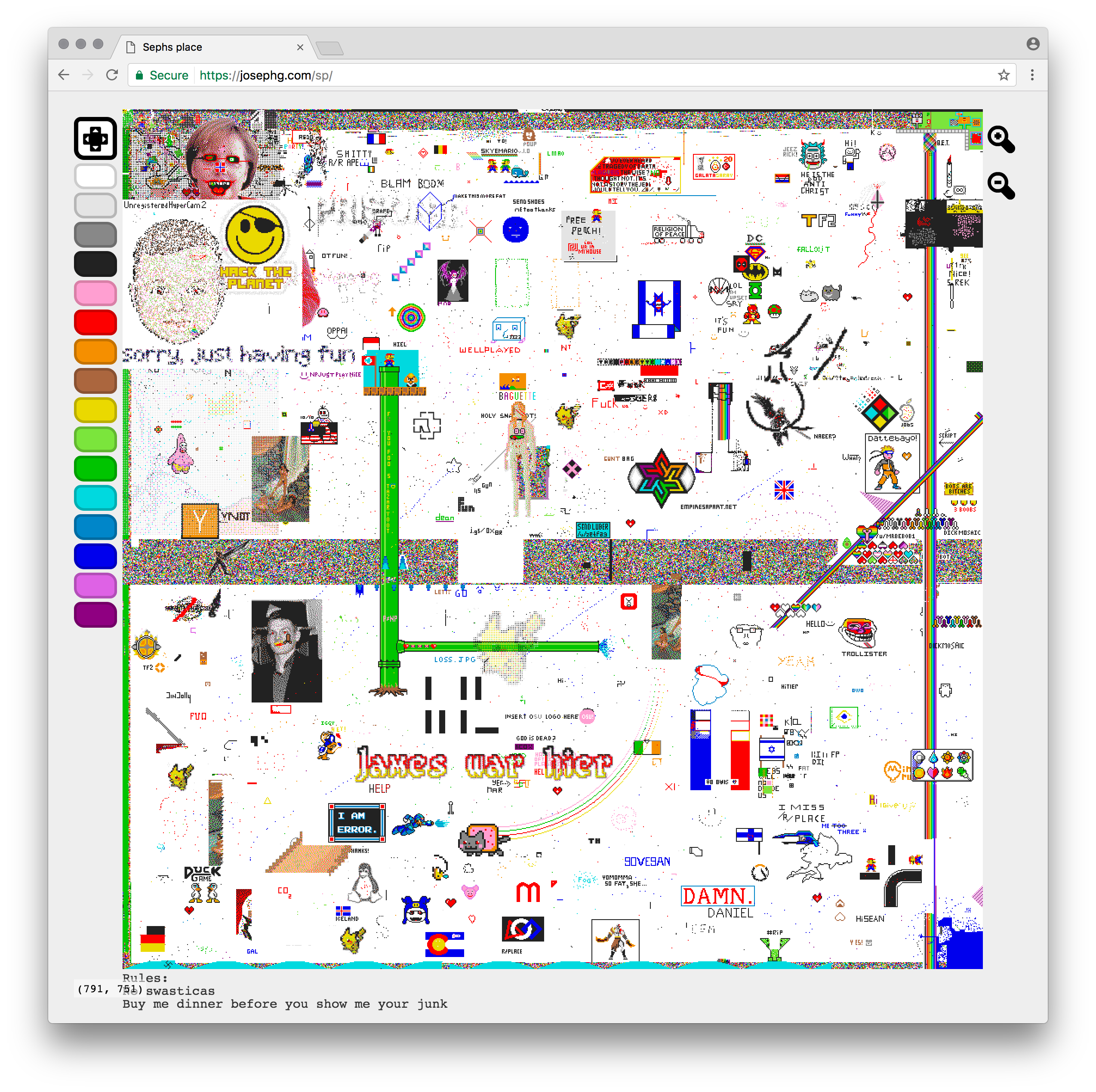 Building a r/place in a weekend